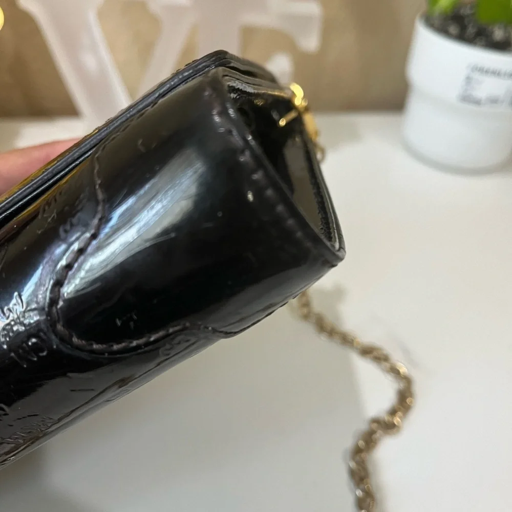 MCM Patent Sling Bag - Picture 11 of 15